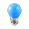 Ampoule LED E27 bulb G45 1W bleu VISION EL