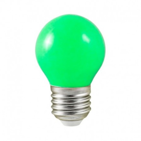 Ampoule LED E27 bulb G45 1W vert VISION EL